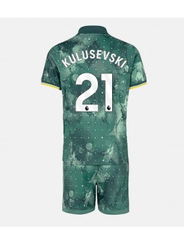 Tottenham Hotspur Dejan Kulusevski #21 Dječji Rezervni Dres kompleti 2024-25 Kratak Rukavima (+ kratke hlače)